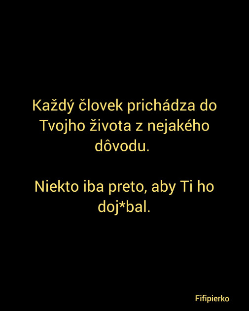 Dôvod sa nájde